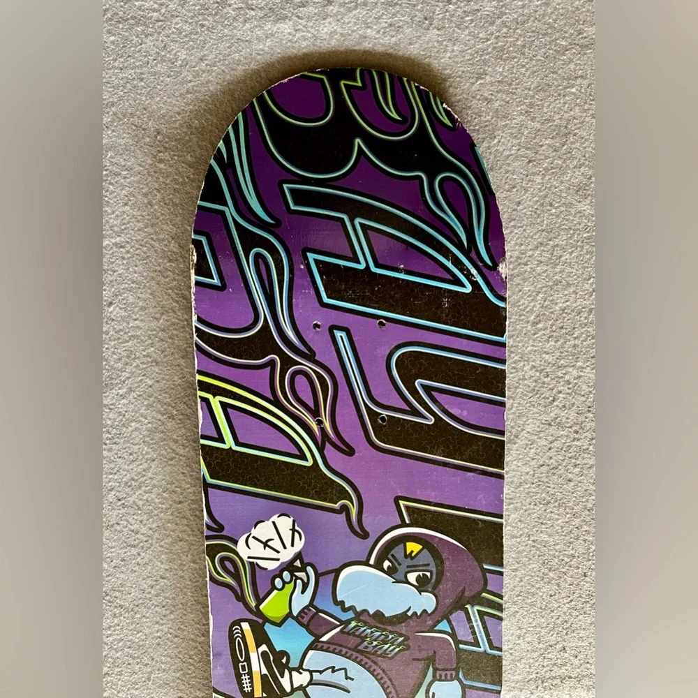 Tampa Bay Rays Skateboard Deck Raymond Mascot Bally Sports 31x7.75” Rare MLB - Picture 3 of 10